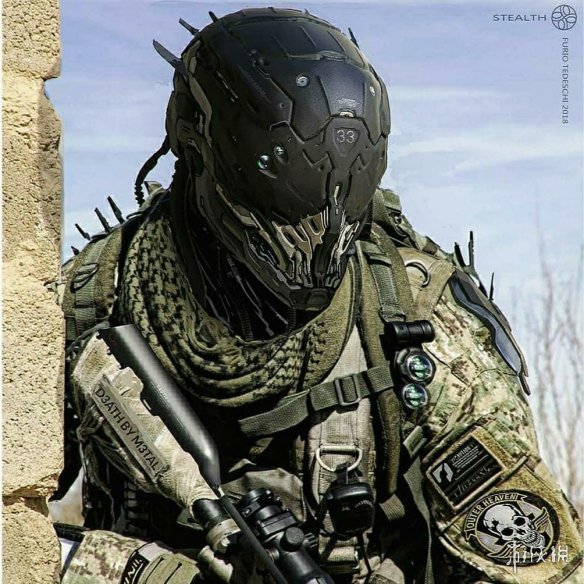 人物造型非常酷炫,既有《合金装备》的感觉,又有《赛博朋克2077》的