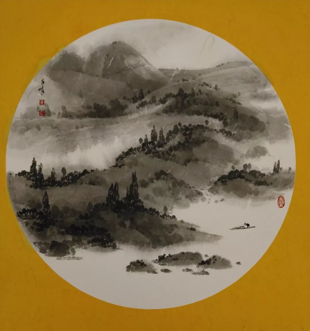 「艺术中国 」——"没骨山水画创始人-武千嶂"_水墨