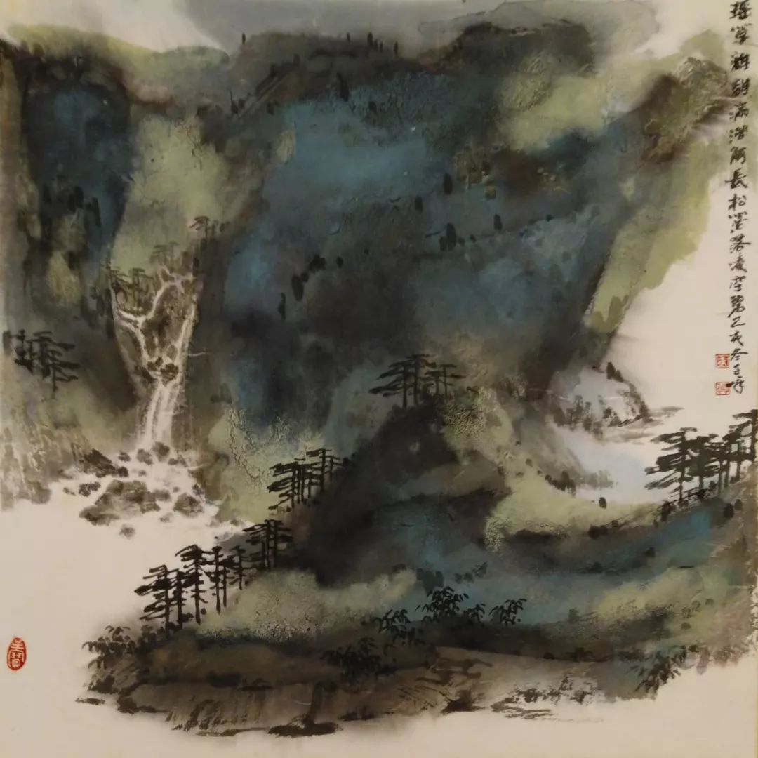 「艺术中国 」——"没骨山水画创始人-武千嶂"_水墨