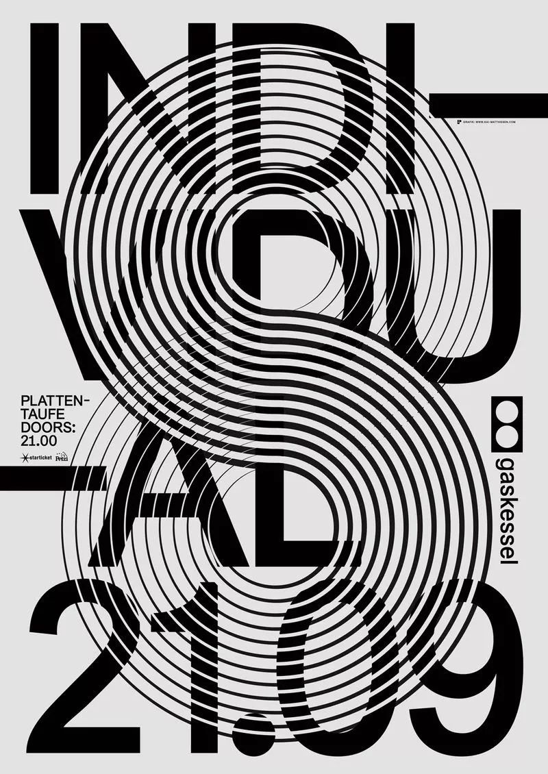 海报设计设计感极强的字体海报赏析