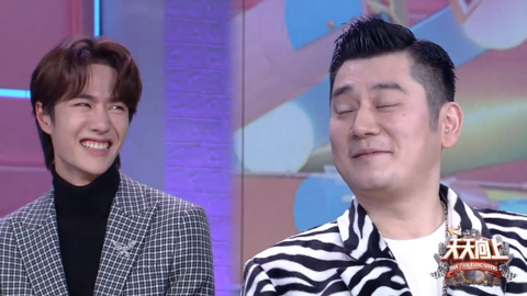 王一博被钱枫戳中笑点连笑一分多钟 爱豆包袱全无表情管理也失控