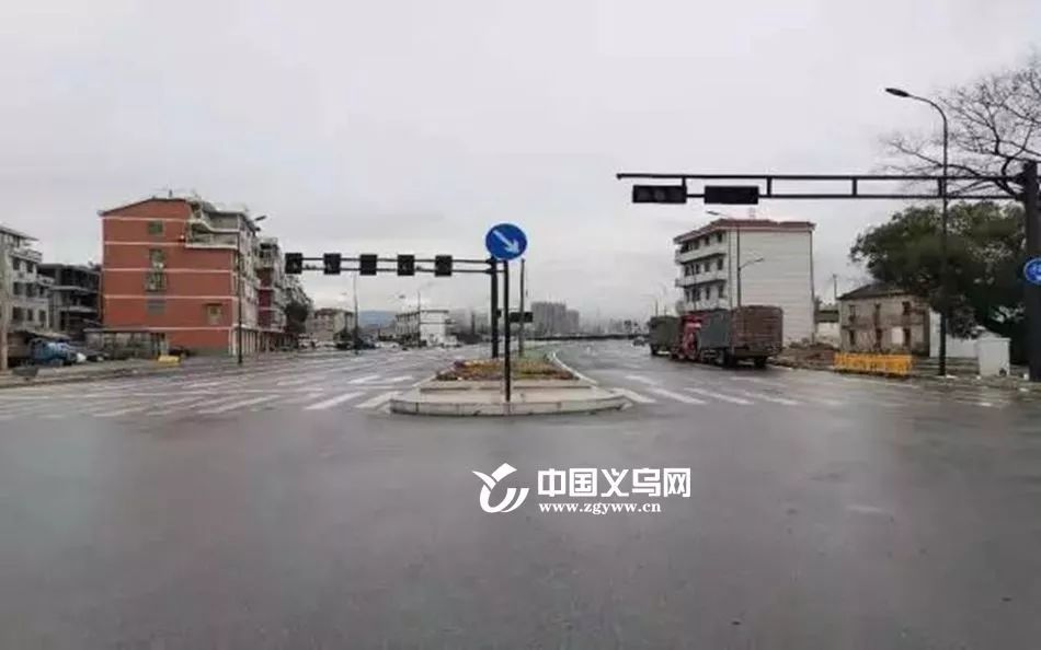 义乌城北路实现主线通车有效缓解商城大道交通压力