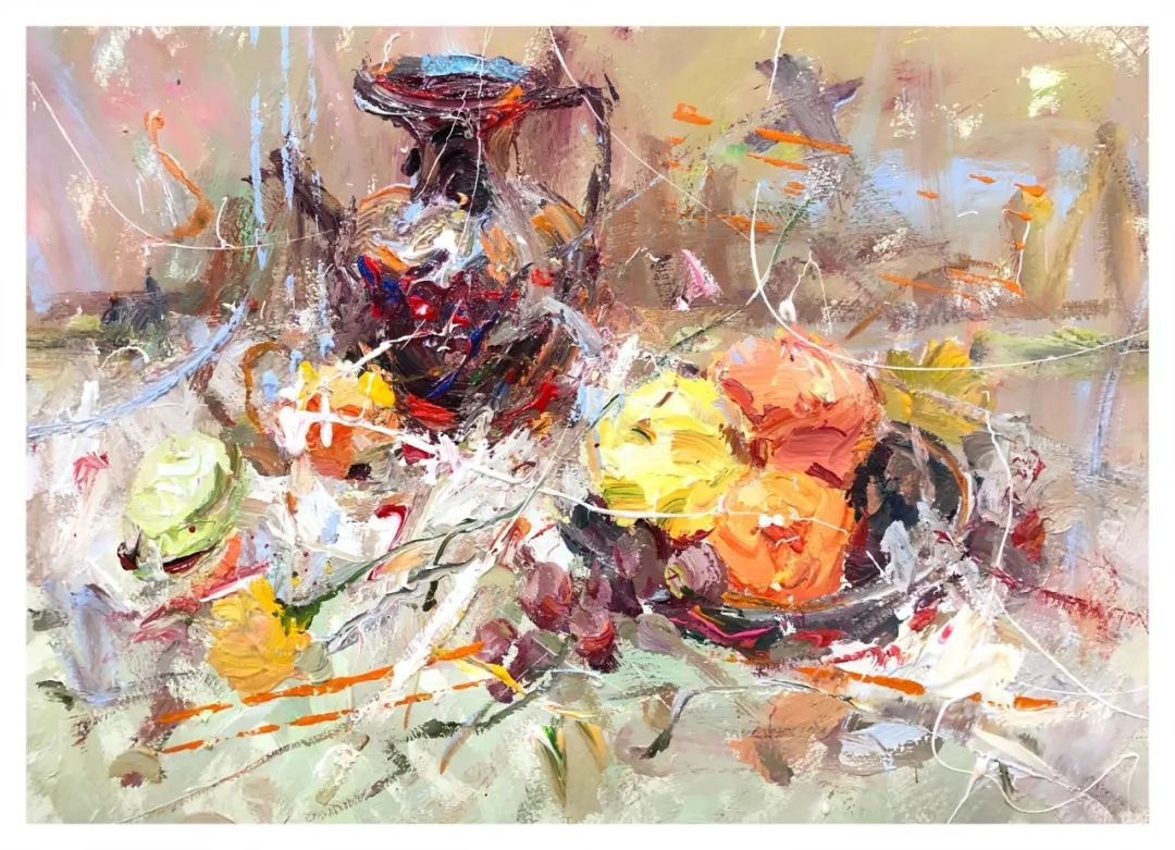 张衡油画作品展