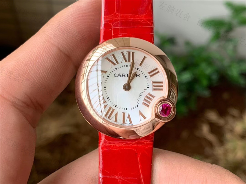 左腕表舍卡地亚新款红气球鎏金时刻红运相随
