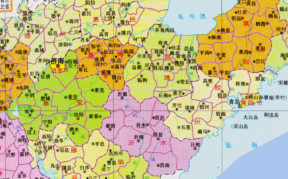 山东省的区划调整1956年为何大规模撤销了24个县