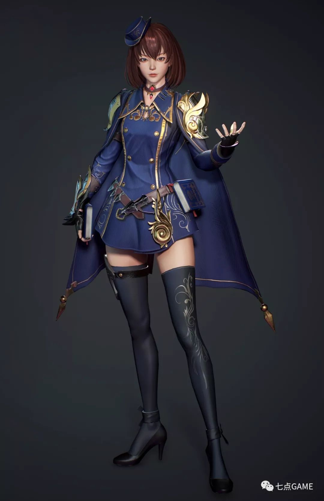 分享一个萌妹子模型来自changhyeongsong的作品7game