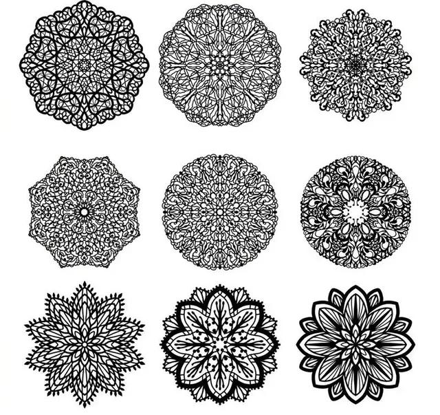 干货!难得一见的130种禅绕画线稿,每一幅都是经典,太美了