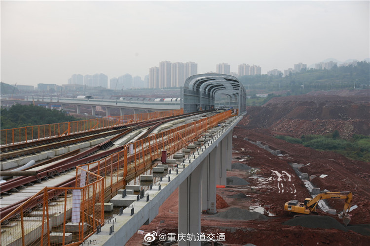 重庆七个轨道在建项目发来新消息最快的年底就要通车