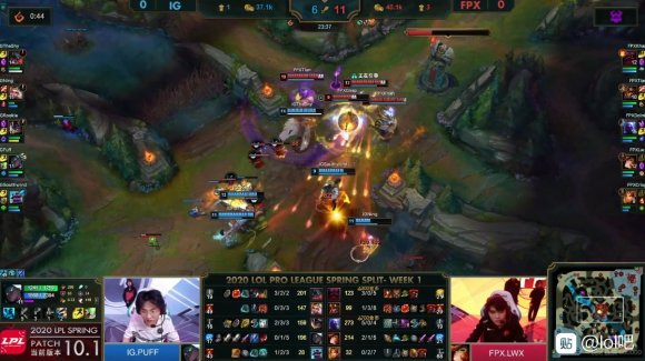图文直播lpls10春季赛常规赛揭幕战igvsfpx