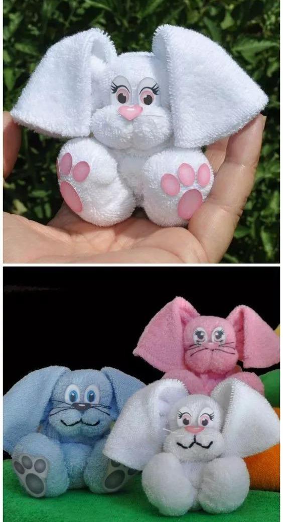 旧毛巾也能玩出花样这些可爱的造型原来做起来这么简单附教程