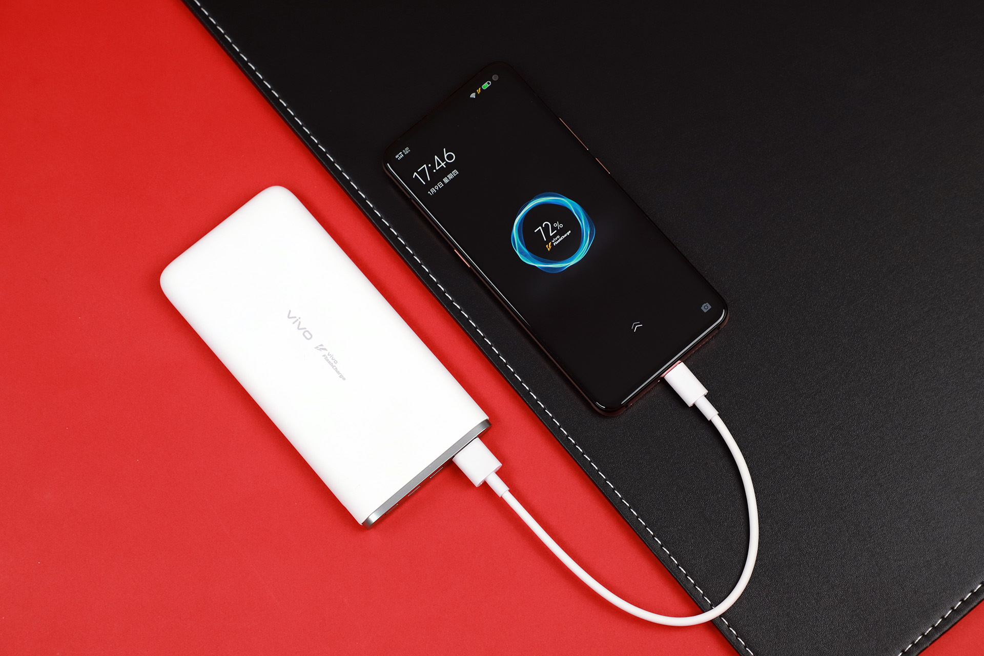 vivo双向闪充移动电源图赏支持225wx30pro最佳搭档