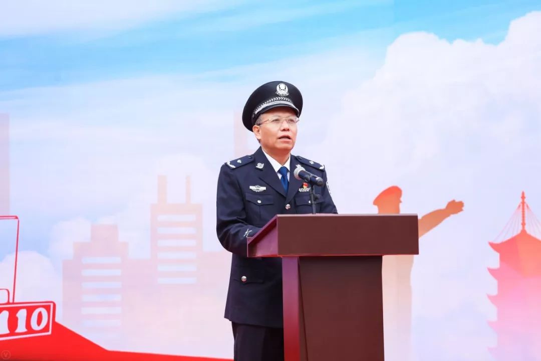 泉州医高专党委书记熊志强,洛江区委书记洪飞跃,泉州市公安局副局长