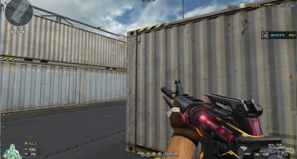 m4a1-龙血是19年新推出的英雄级武器之一,和ak47-黑鲨同期登场,两把都