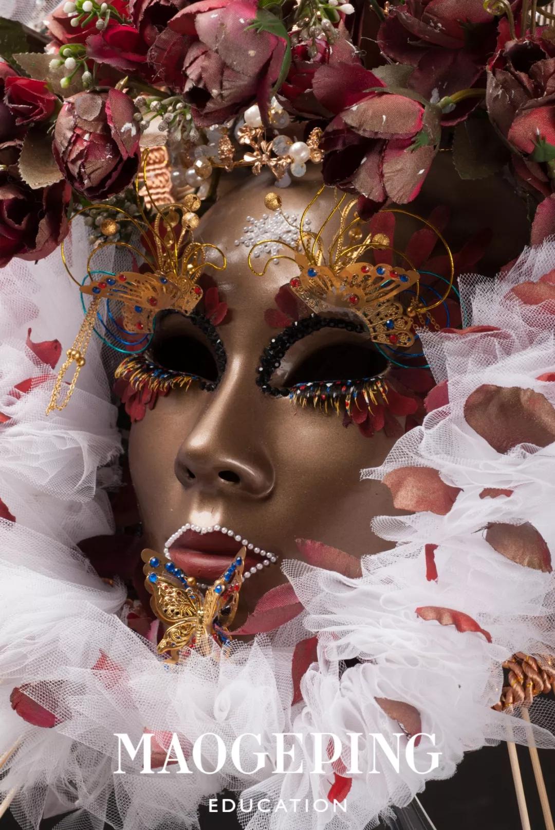 威尼斯面具,予浓墨重彩中寻得一丝安宁_艺术