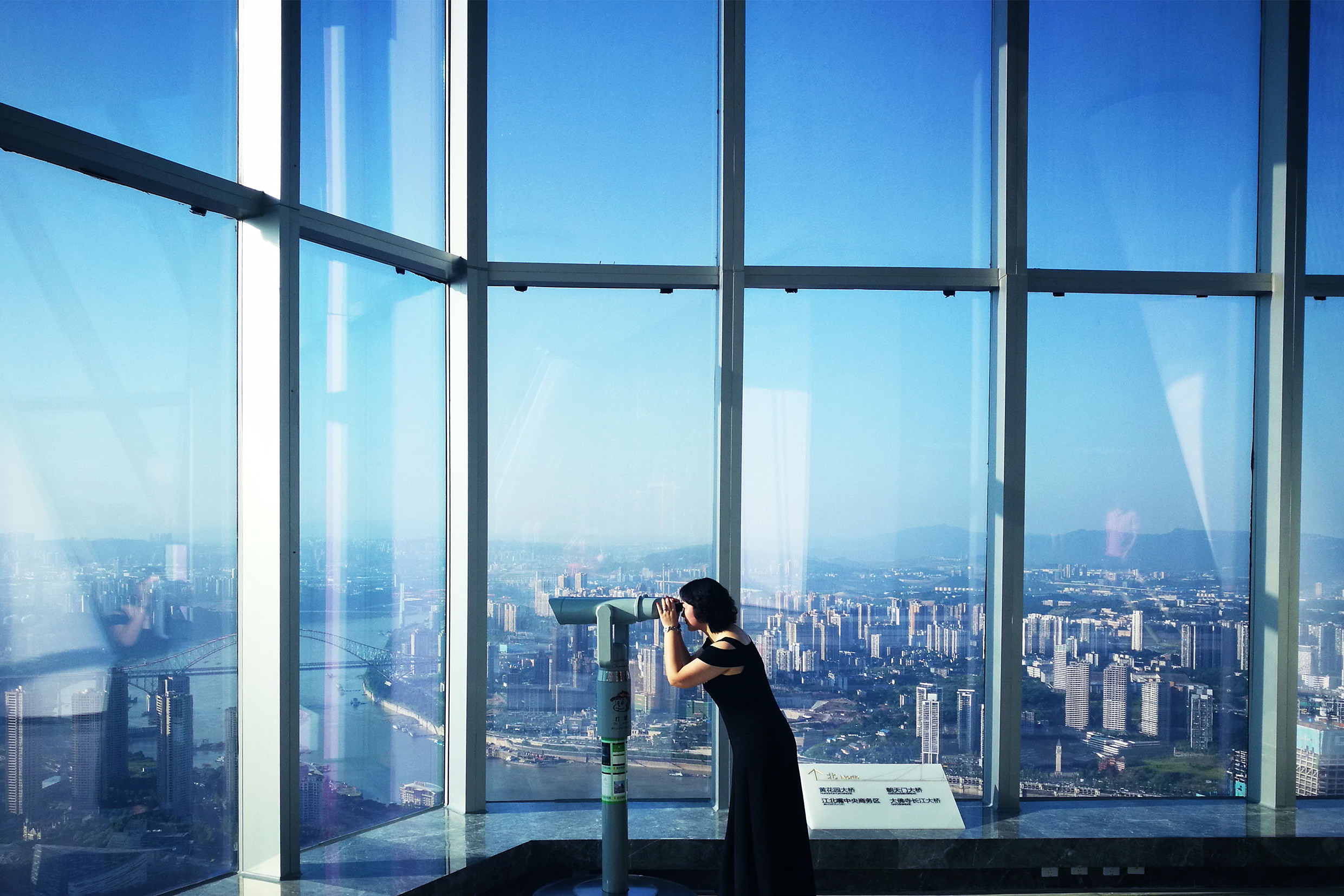 wfc会仙楼观景台   参加#勒dou是重庆c位,抖音挑战赛,赢华为mate00!