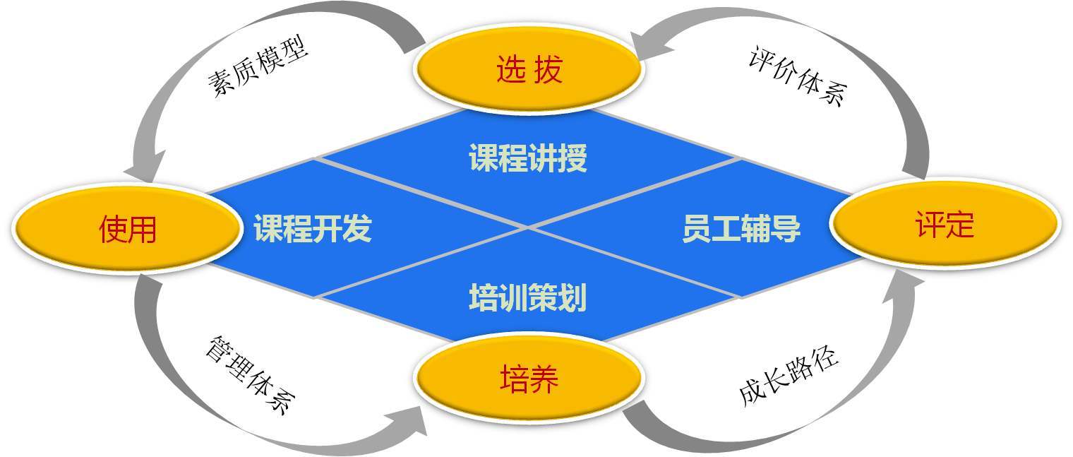 建立健全公司的培訓體系,制訂培訓課程,建設及管理內部培訓師隊伍