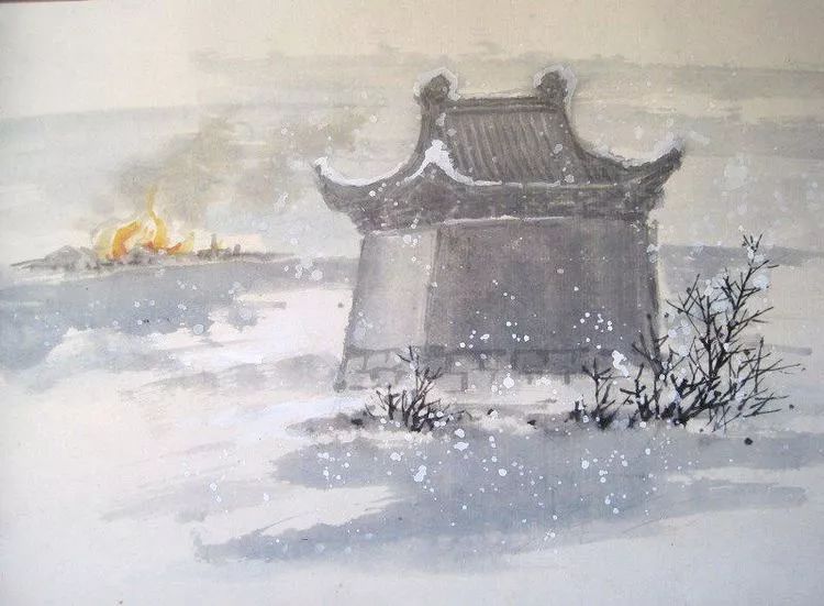 林冲风雪山神庙照片图片