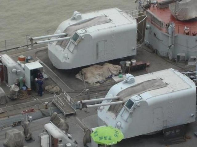 三代南昌舰有一款相同装备130毫米舰炮见证海军发展