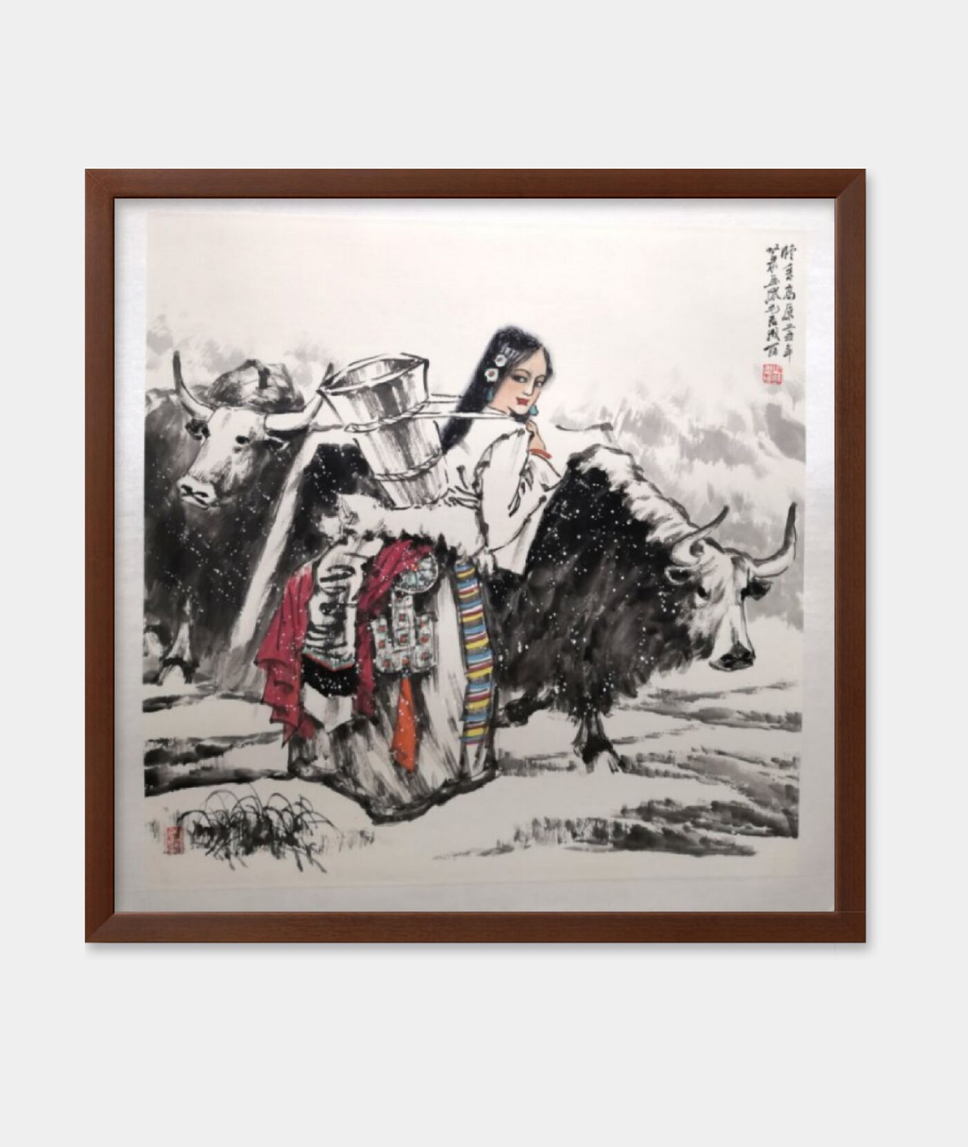 卿辰请欣赏甘肃画院副院长毛志成书画作品
