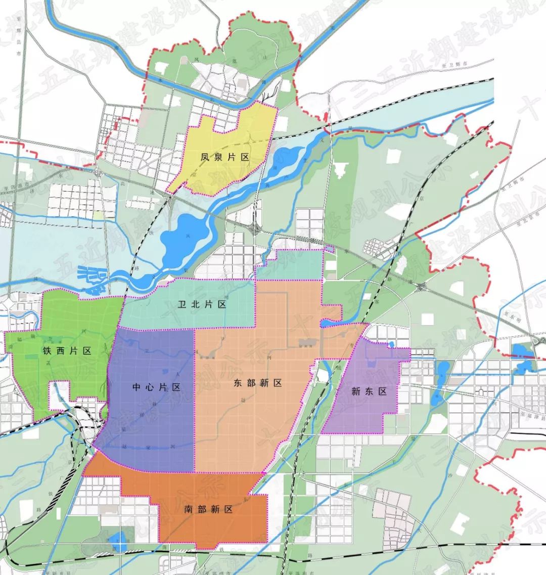 新乡市平原示范区地图图片