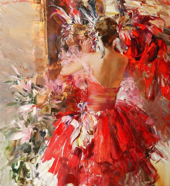 色彩绚丽性感迷人俄罗斯艺术家人体油画欣赏