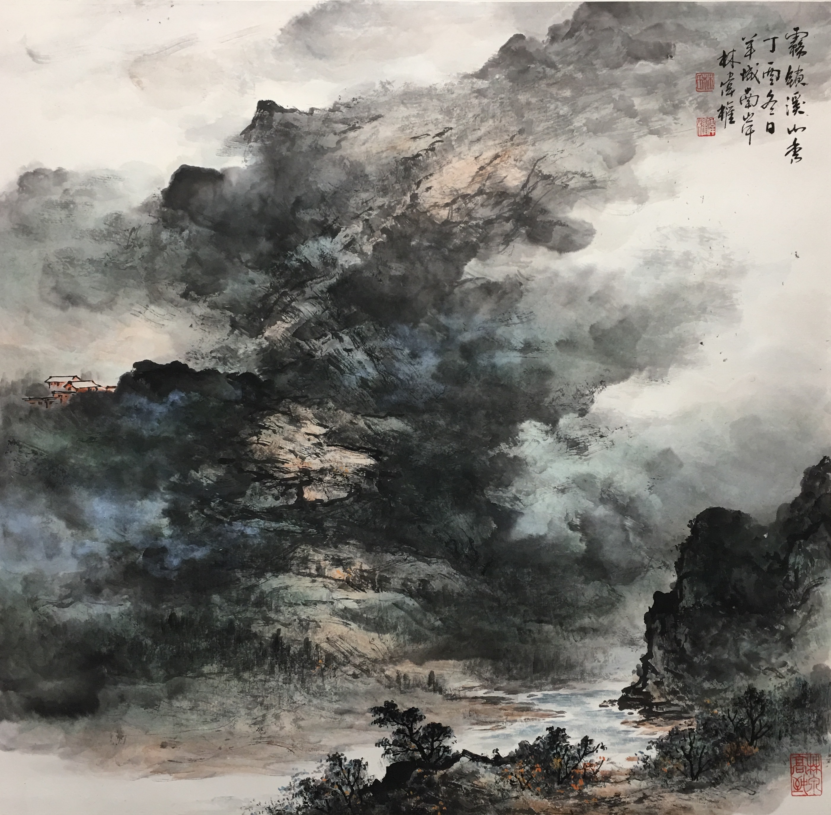 林伟权展现大自然美态的岭南画派山水名家