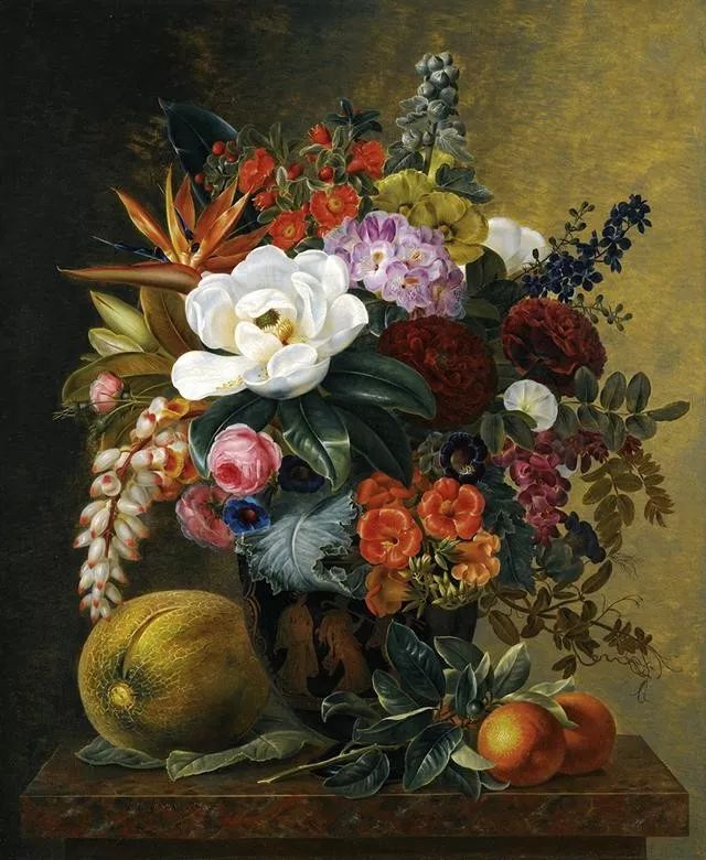 丹麦画家约翰劳伦兹詹森花卉静物71幅油画作品欣赏