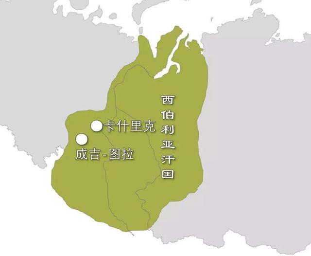 白帐汗国地图图片