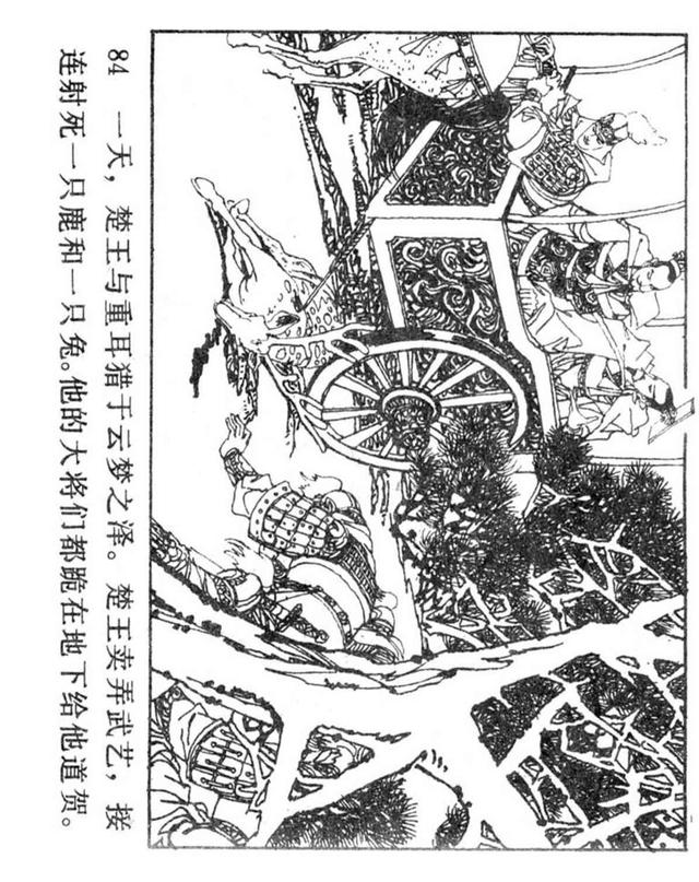 中国历史故事重耳流亡列国绘画王重英等