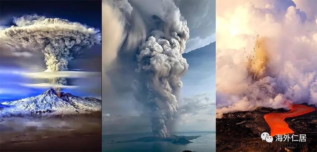 原创组图犹如大片菲律宾最美火山喷发速看