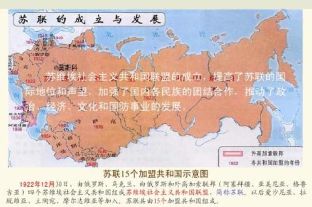 苏联民族分布图图片