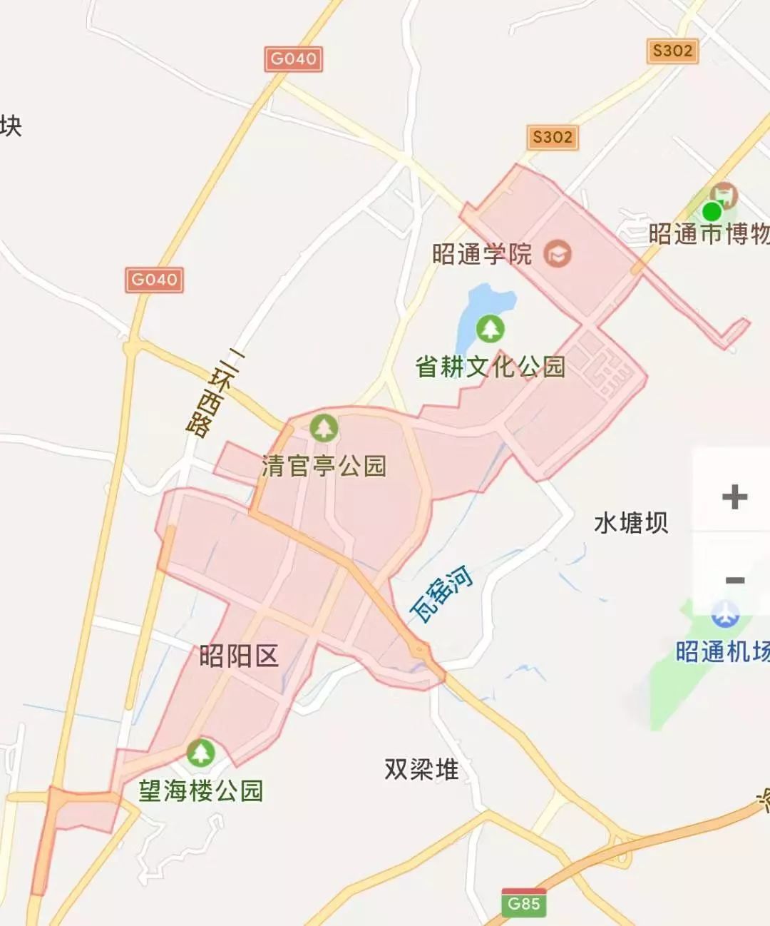 昭通学院地图全景图片