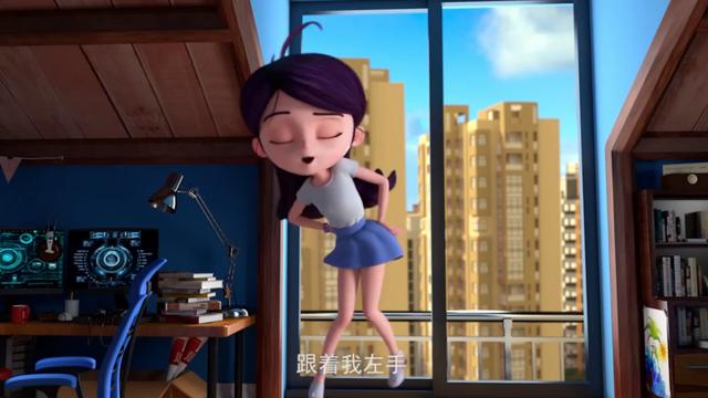 哈喽葡星人莎莎想参加美少女培训班候烨鼓励她练习跳舞