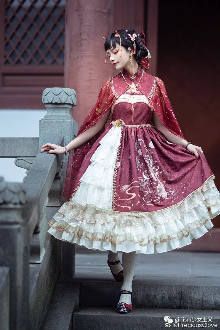 新年战裙这些中华风小裙子最适合过年