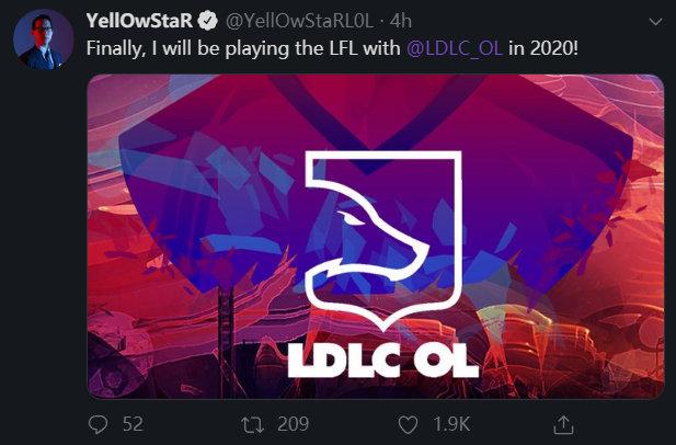 欧洲辅助之神yellowstar回归征战法国联赛