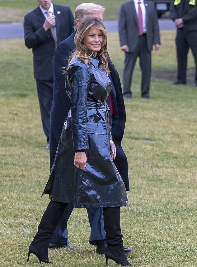 当地时间1月13日,梅拉尼娅现身参加在新奥尔良举行的大学橄榄球季后赛