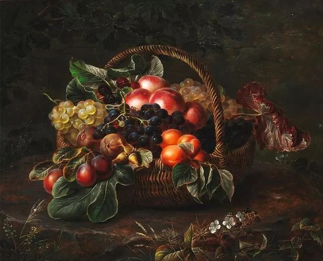 丹麦画家约翰劳伦兹詹森花卉静物71幅油画作品欣赏