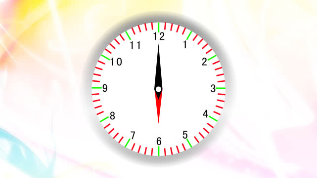 在6点与7点之间,钟面上时针和分针在什么时刻垂直?