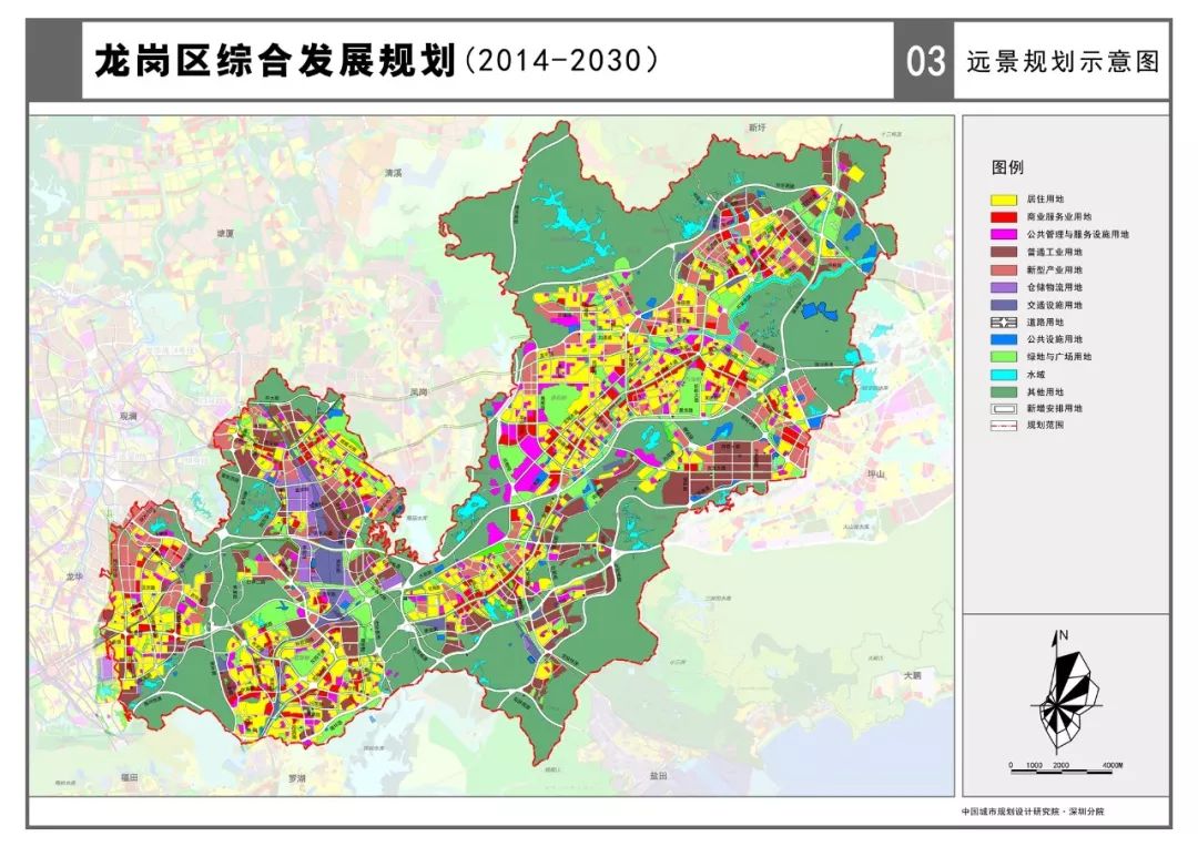 龙岗规划图2030年图片