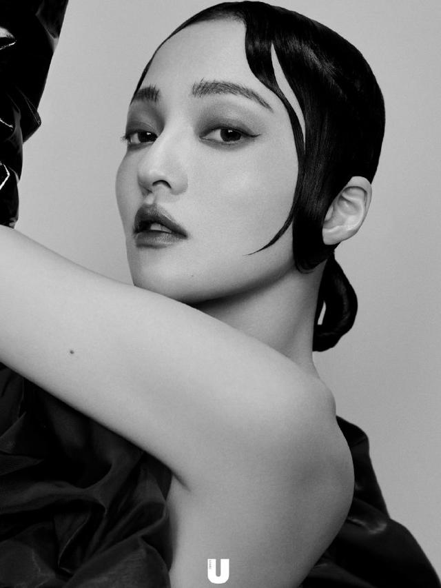 原创张韶涵最新时尚大片变身暗黑女王美得高级潮酷超级个性