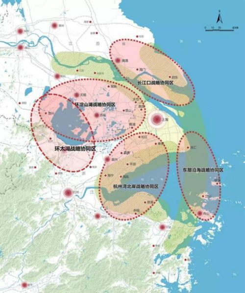 上海大都市圈範圍確定 8大系統行動5大空間板塊