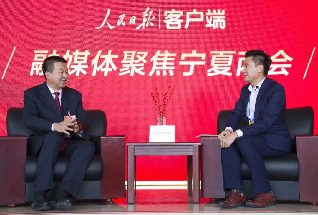 人民日报专访区人大代表吴忠市委常委同心县委书记马洪海