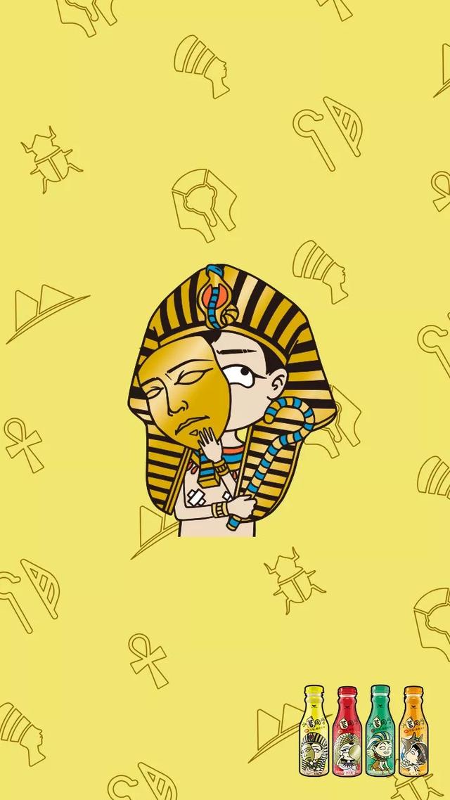 充分展示出小茗同学的搞怪诙谐的特性色彩鲜艳饱和阿努比斯,狮身人面