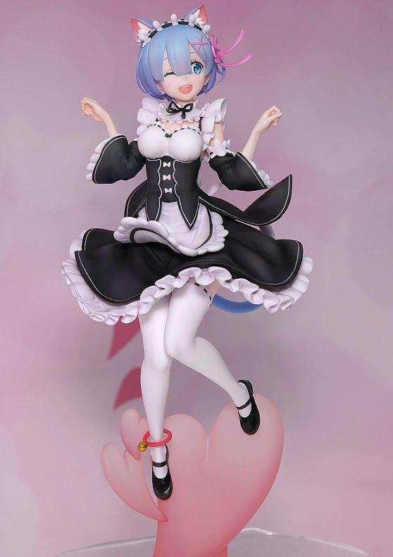 re0让人无法拒绝的超大蕾姆猫娘女仆一款手办包含双倍快乐