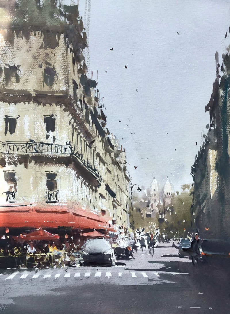 【水彩作品】前南斯拉夫画家约瑟夫·祖布克维克作品欣赏