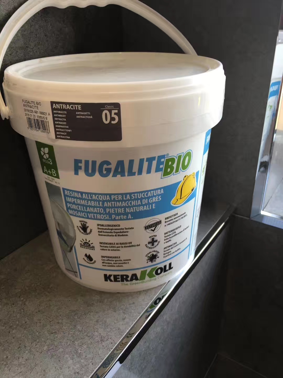 100%意大利原装进口环氧彩砂填缝剂,52纯色 透明色 金银粉