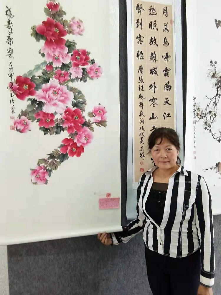 中国国画院兰州分院理事魏玉玲国画作品欣赏