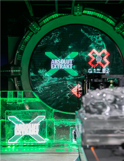绝对伏特加绝对X ABSOLUT EXTRAKT官宣与X GAMES CHINA合作，开启#寻找冰点#计划！