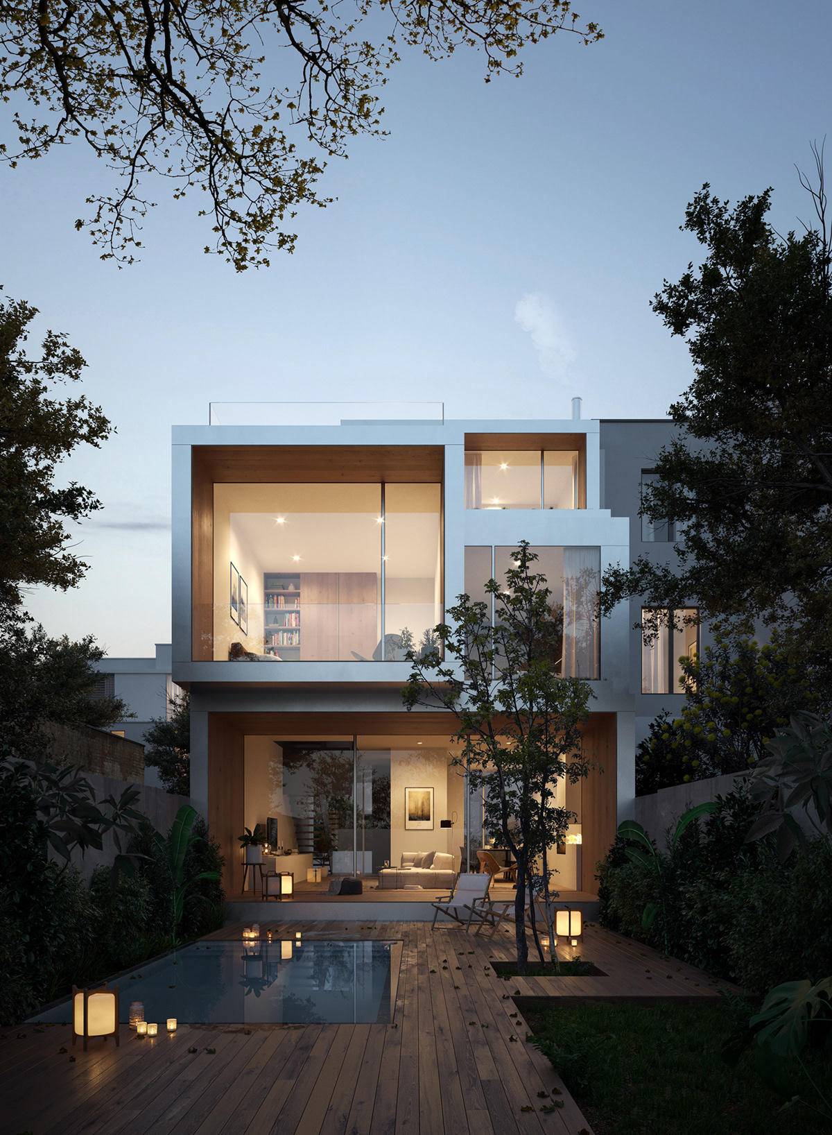 这9款设计感爆棚的高颜值现代风别墅,好看的简直不像实力派!