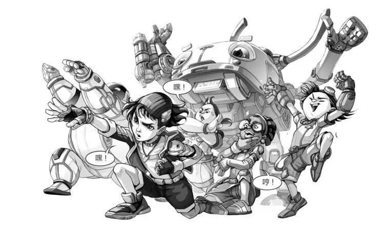 中国超级机甲英雄的诞生青少年软科幻小说阿多拉基震撼上市